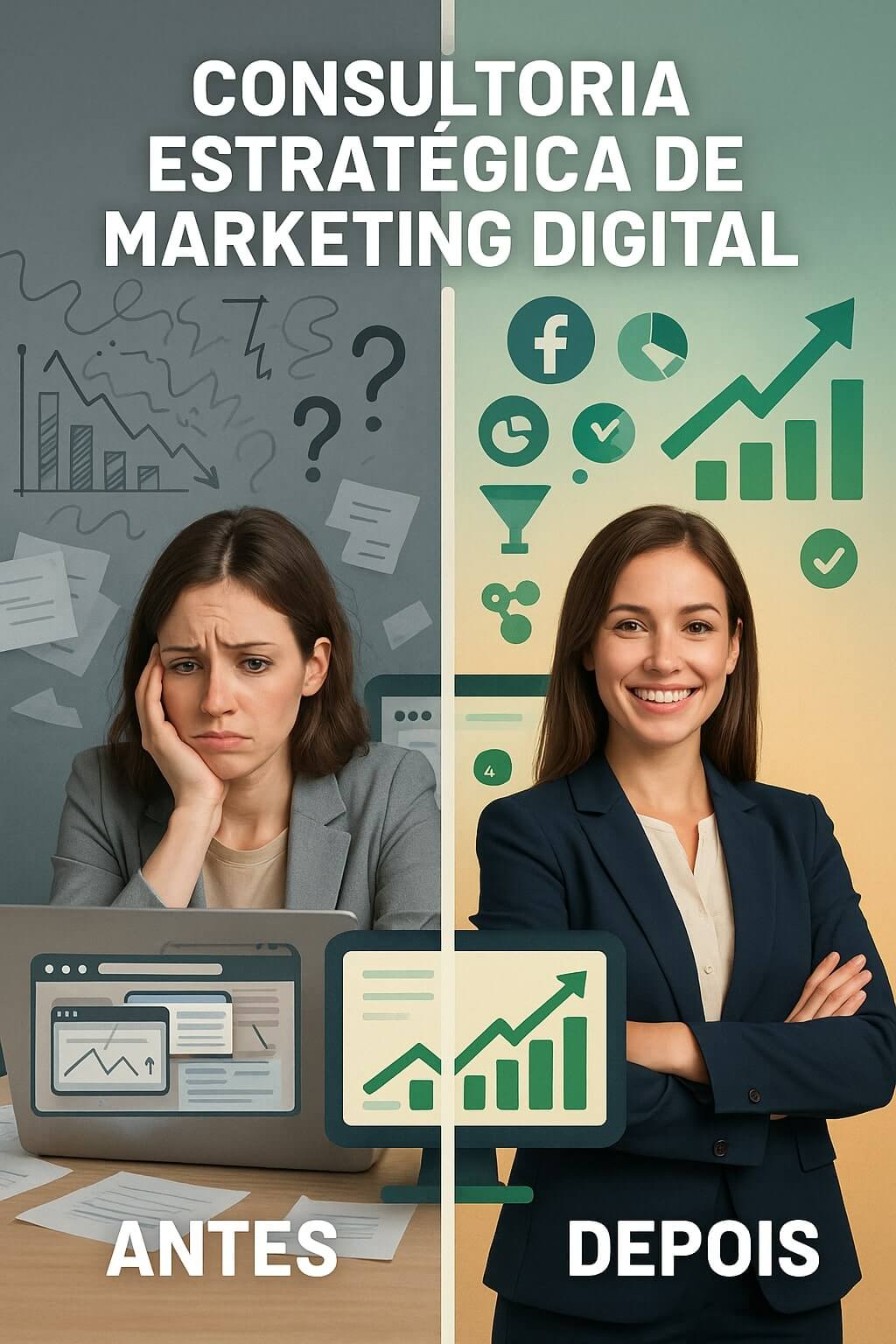 Consultoria Na Direção Certa - Transformação do Antes e Depois
