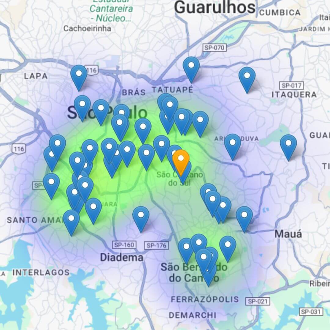 Densidade de Concorrentes